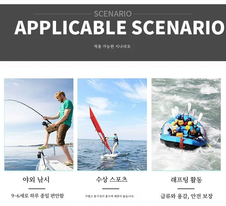 Adult Portable Professional Fishing Vest Manual Automatic Inflatable Fishing Life Jacket Large Buoyancy Life Waist Belt