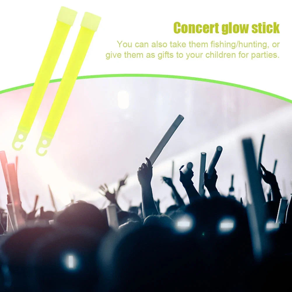6 Inch Survival Kit Military Glow Light Sticks Walking and Hiking Camping SOS Gear Outdoor Military Equipment Camping Supplies