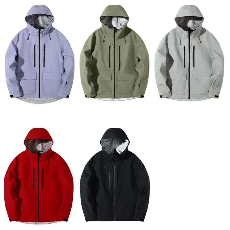 Outdoor Winter Skiing Jacket 2025 Man Snowfield Sport Tops Couple Ski Cold Coat Pro Warm Waterproof Woman Snow Tracksuit Clothes