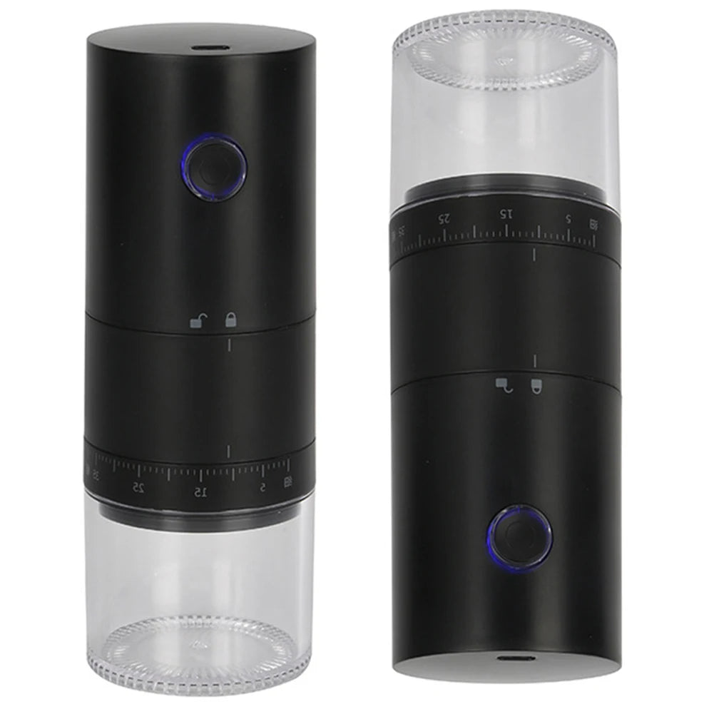 Electric Coffee Grinder 1250mAh Bean Grinding Machine USB Rechargeable Nut Bean Spice Blender Kitchen Gadget Tools