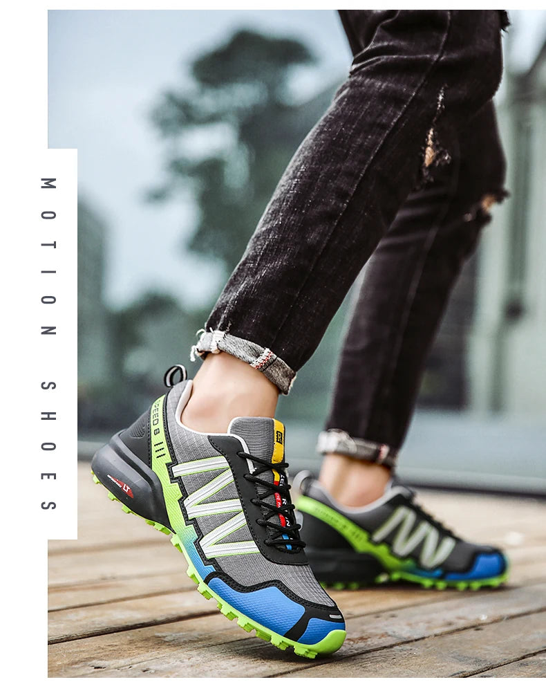 Men Hiking Shoes Waterproof Women Outdoor Trainers Lace-up Climbing Trekking Sneakers Mountain Walking Hunting Tactical Boots 47