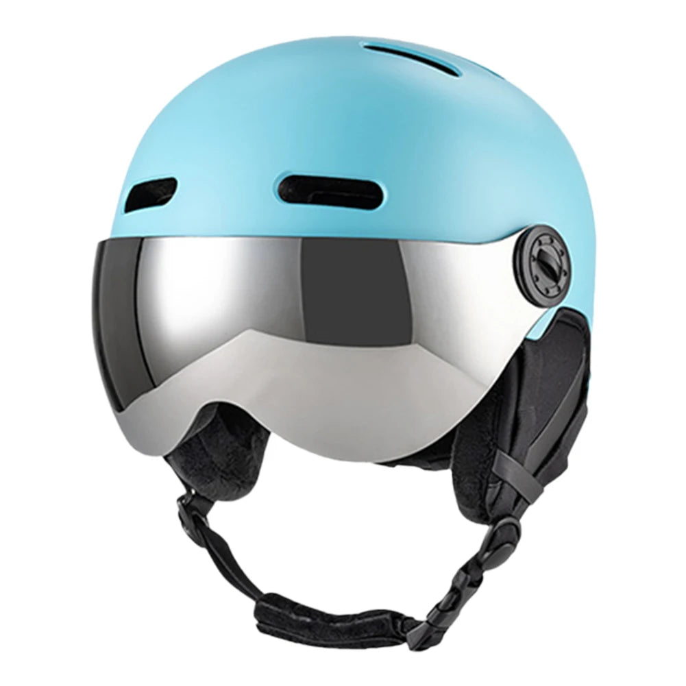Skiing Helmet Snowboard Helmet With Detachable Glasses Winter Outdoor Sports Ski Helmet Safety Skateboard Skiing Snowboard Snow