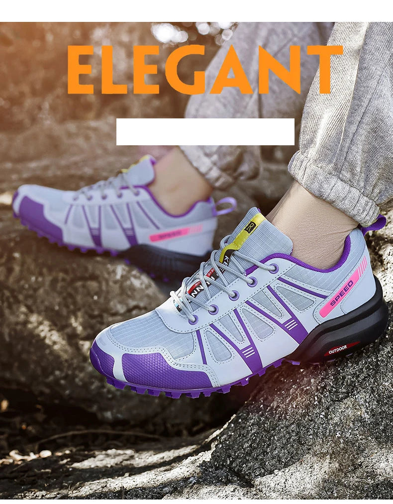 Men Women Waterproof Hiking Shoes Outdoor Camping Trainers Mountain Climbing Trekking Sneakers Walking Hunting Tactical Boots