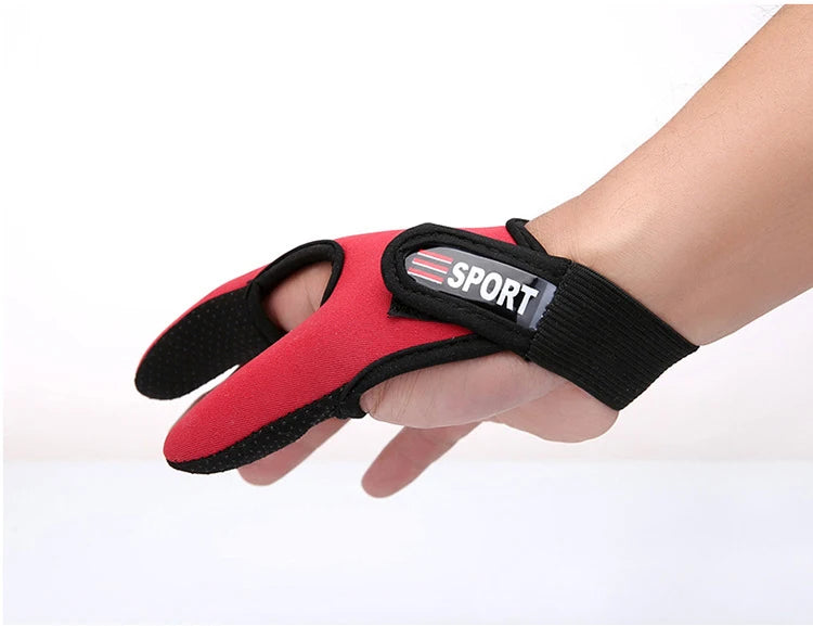 Fishing Gloves 2 Fingers Protector Breathable Anti-Slip Anti-Cut Fishing Gloves Carp Outdoor Fishing Tackle Accessories Supplies