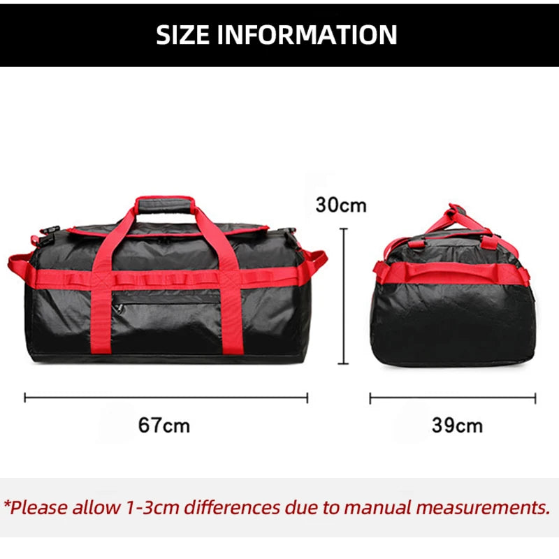 80L Climbing Backpack Sports Fitness Bag Gym Yoga Bags Outdoor Trekking Hiking Camping Rucksack Large Weekend Luggage Schoolbag