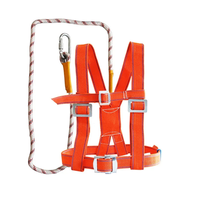 Adjustable Safety Belt Aerial Work External Wall Rescue Protection Safety Rope Outdoor Climbing Safety Harness
