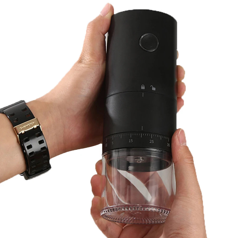 Electric Coffee Grinder 1250mAh Bean Grinding Machine USB Rechargeable Nut Bean Spice Blender Kitchen Gadget Tools