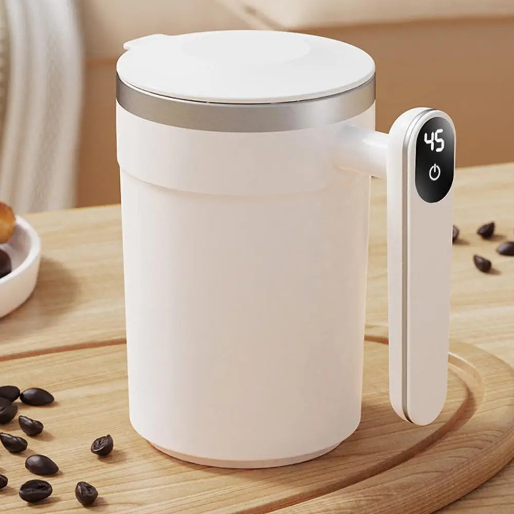 Automatic Stirring Cup Rechargeable Magnetic Mixer Electric Portable Coffee Mug Intelligent Coffee Mug Stainless Steel Coffee Mu