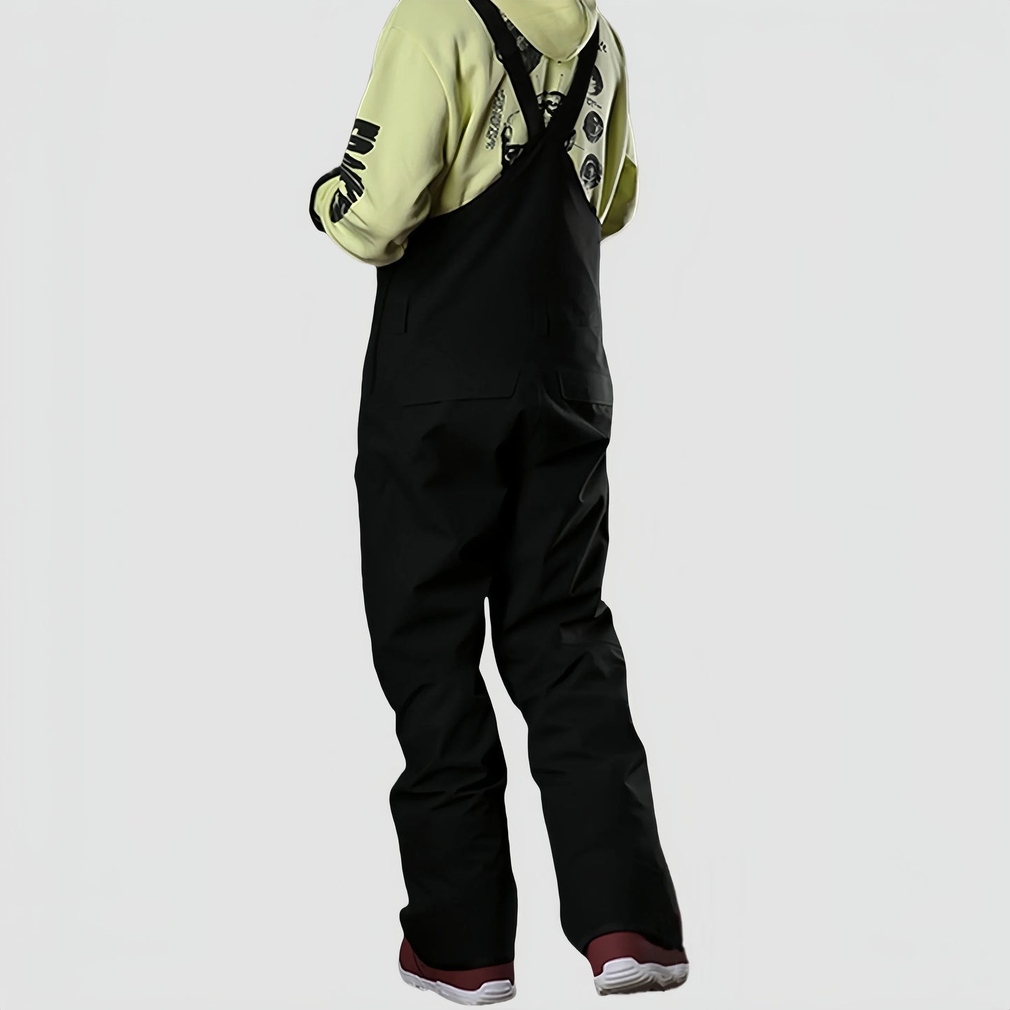 Waterproof Snowboard Sport Pants Winter New Skiing Trousers Men Loose Ski Overalls Outdoor Windproof Snow Strap Pants Clothing