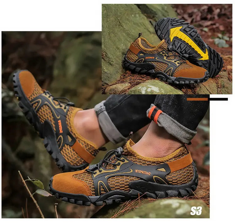 Outdoor Anti-slip Wear-resistant Shoes for Men Hiking Shoes Jogging Trekking Sneakers Fast Zapatos Outdoor Hombre Invierno