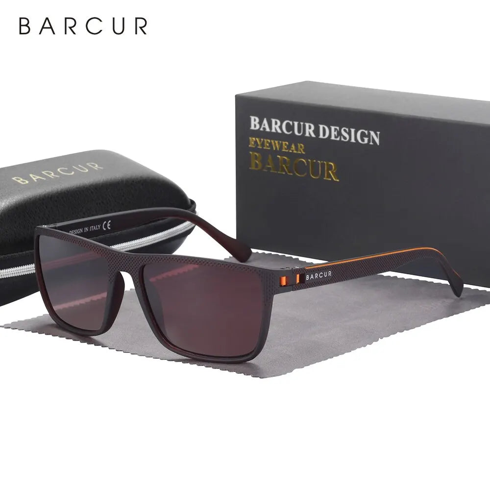 TR90 Polarized Sunglasses Men Women - Lightweight UV400 Sports Eyewear Anti-Reflective