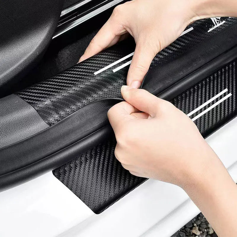 Car Door Sill Plate Protector Stickers For BYD M6 G3 G5 T3 13 F3 F0 S6 S7 E5 E6 L3 tang yuan atto3 song Covers Accessories