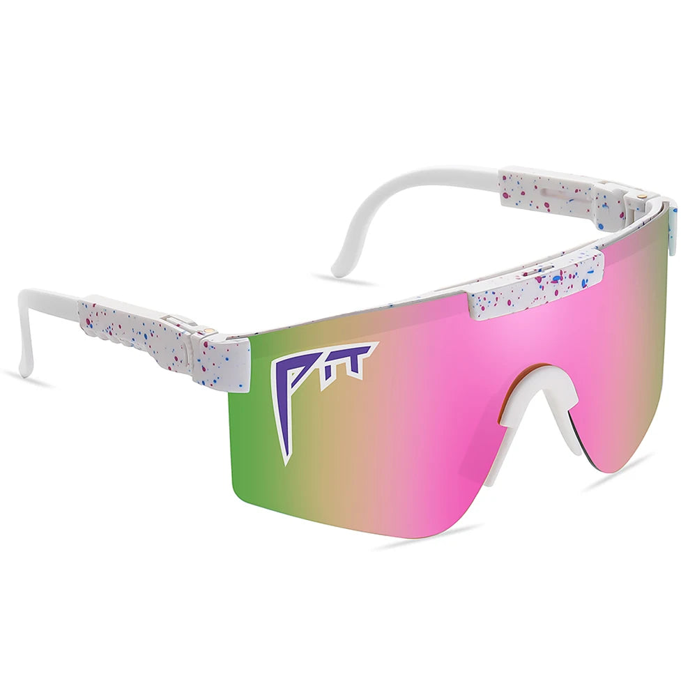 UV400 Cycling Glasses Men Women - Pit Viper Style MTB Outdoor Sport Sunglasses