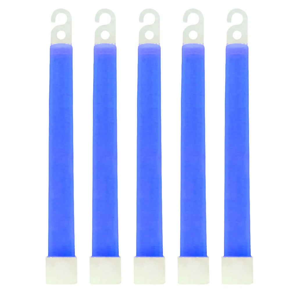 1/5pcs 6 Inch Survival Glowing Light Sticks Walking Hiking Camping SOS Gear Outdoor Sports Events Concert Lamp Stick