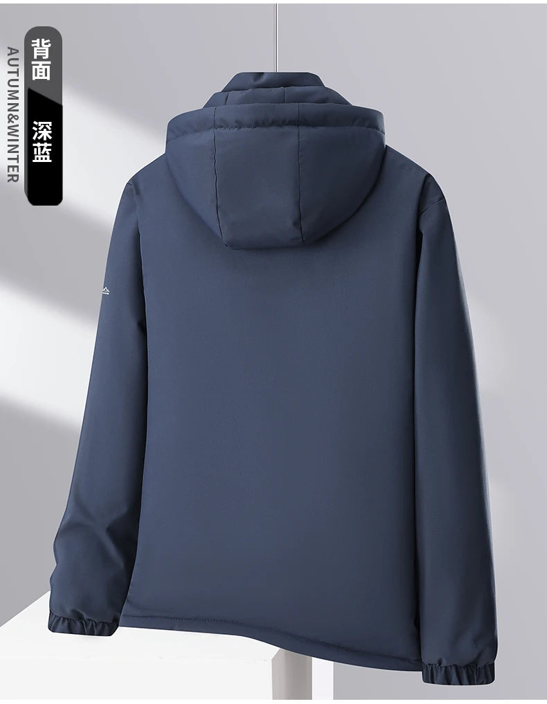 Men's Winter Outdoor Coat Waterproof Windproof Warm Thick Jacket Men Unisex Hiking Camping Skiing Climbing Windbreaker Overcoat