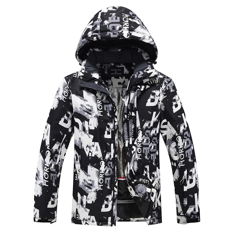 New Male Ski Jacket For Winter Men's Breathable Waterproof Windproof Warm Snowboarding Jacket Outdoor Sports Skiing Tops For Men