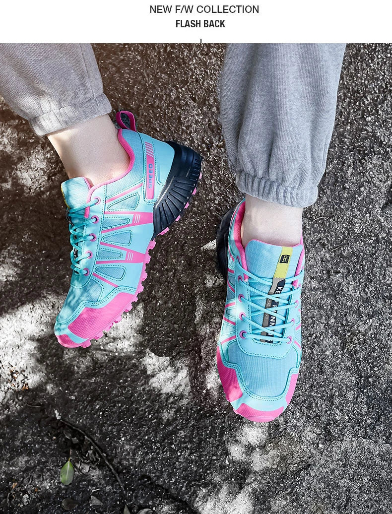 Men Women Waterproof Hiking Shoes Outdoor Camping Trainers Mountain Climbing Trekking Sneakers Walking Hunting Tactical Boots