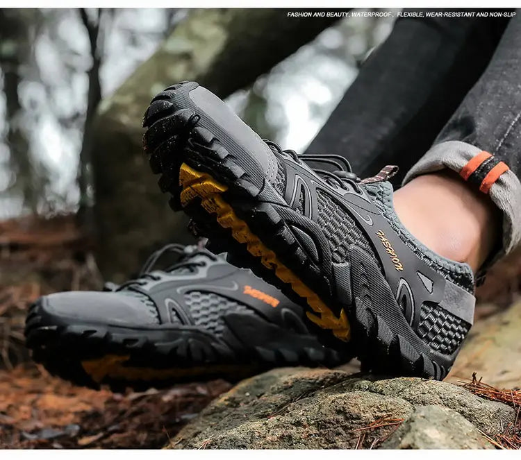Outdoor Anti-slip Wear-resistant Shoes for Men Hiking Shoes Jogging Trekking Sneakers Fast Zapatos Outdoor Hombre Invierno