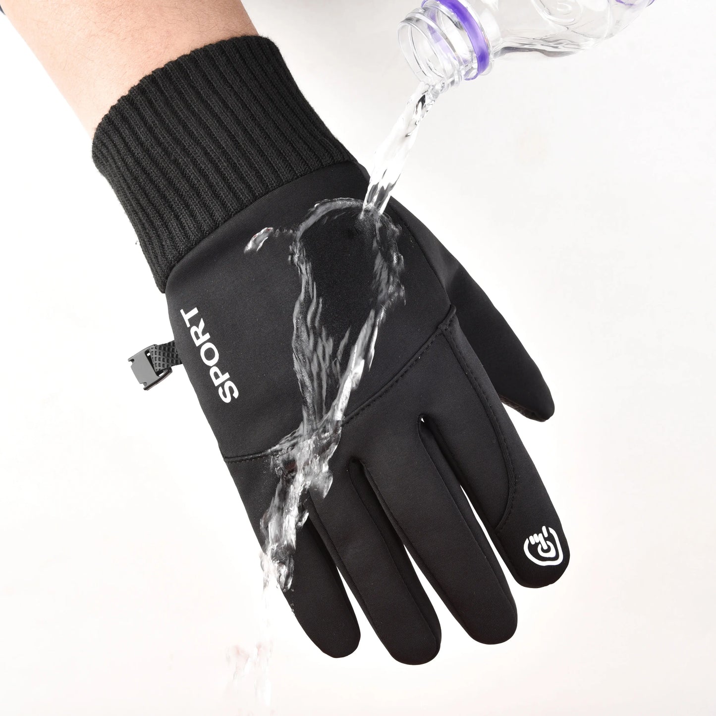 Winter Waterproof Touchscreen Gloves for Men Women Windproof Non-Slip Warm Cycling Motorcycle Ski Driving Sports Fishing Gloves