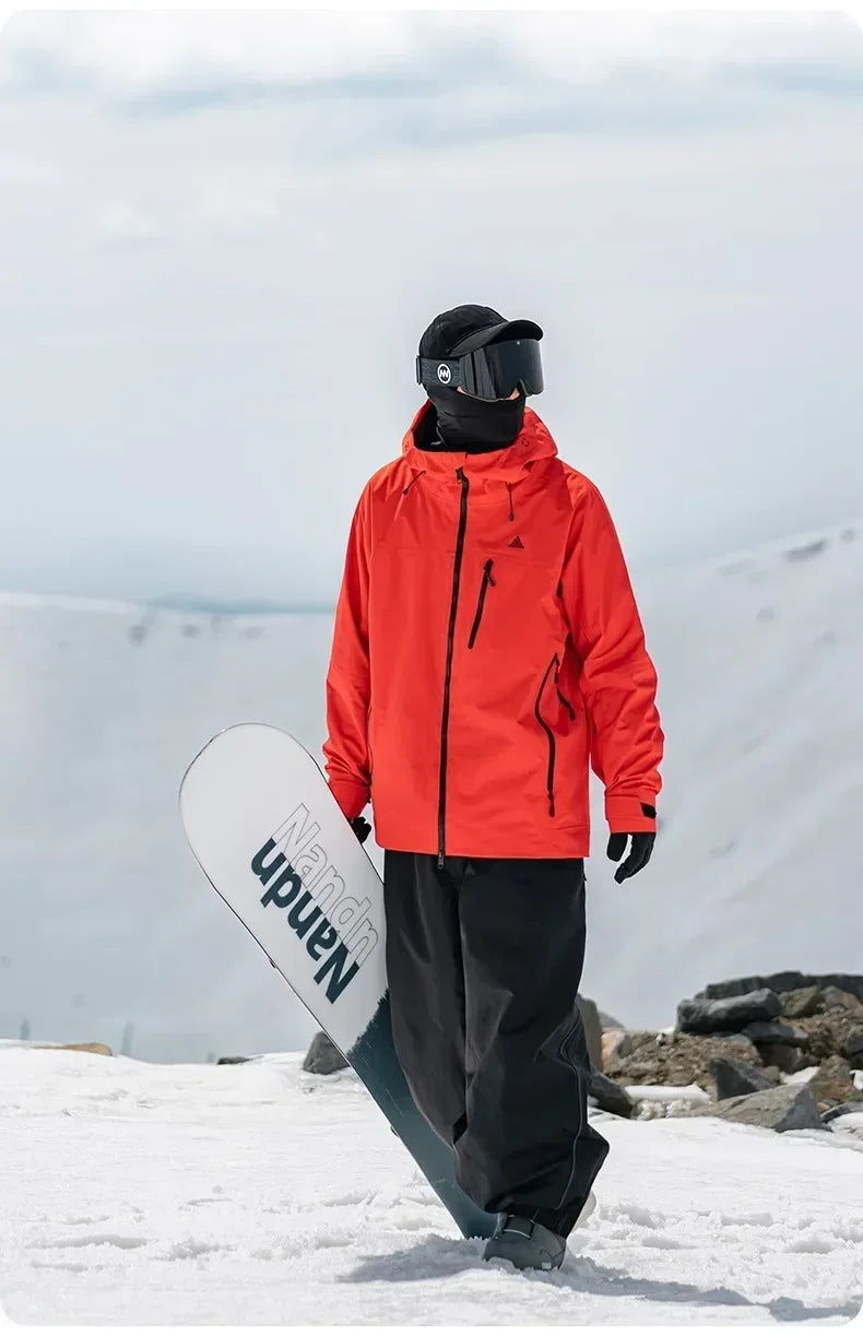 Snowboarding Single Board Waterproof Loose Fit Wear Resistant Professional Double Board Ski Pants Snowboard Pants For Men Women