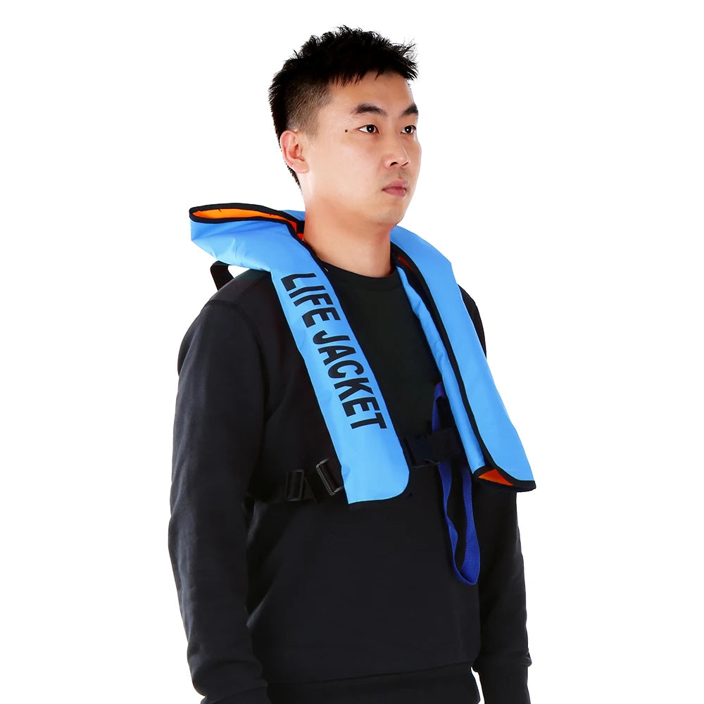 Manual Inflatable Life Jacket Adult Life Vest Water Sports Swimming Fishing Survival Jacket