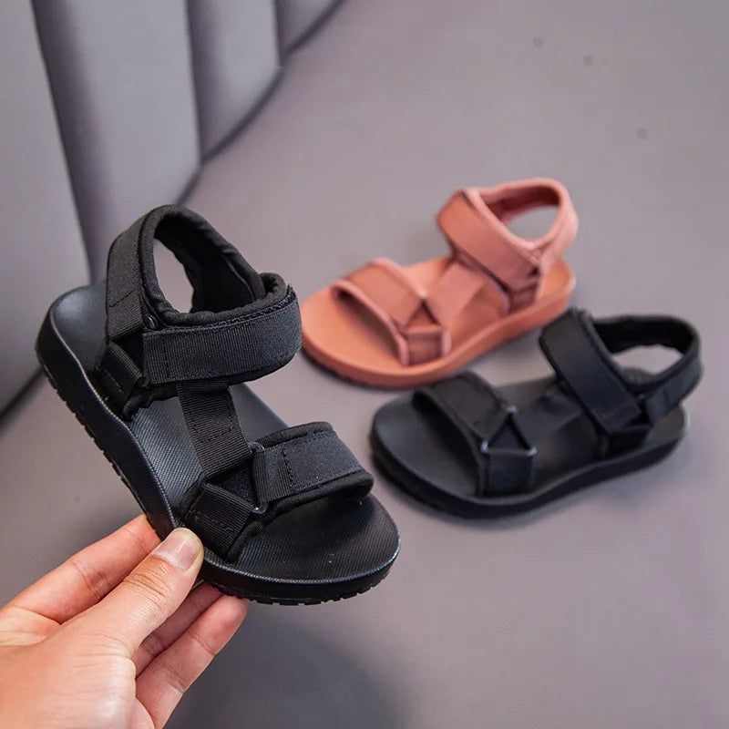 2021 Summer Boys Sandals Casual Children Kids Shoes Rubber School Breathable Open ToeBoy Beach Sandal