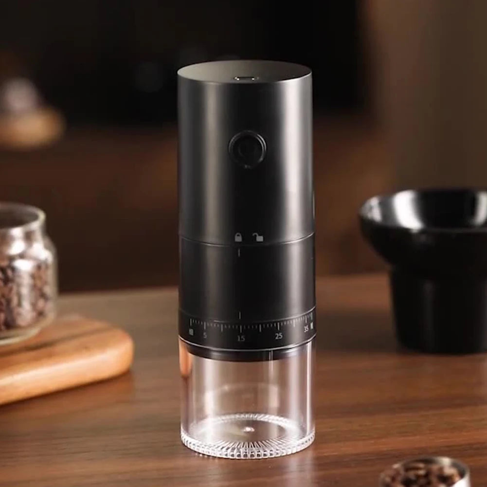 Electric Coffee Grinder 1250mAh Bean Grinding Machine USB Rechargeable Nut Bean Spice Blender Kitchen Gadget Tools