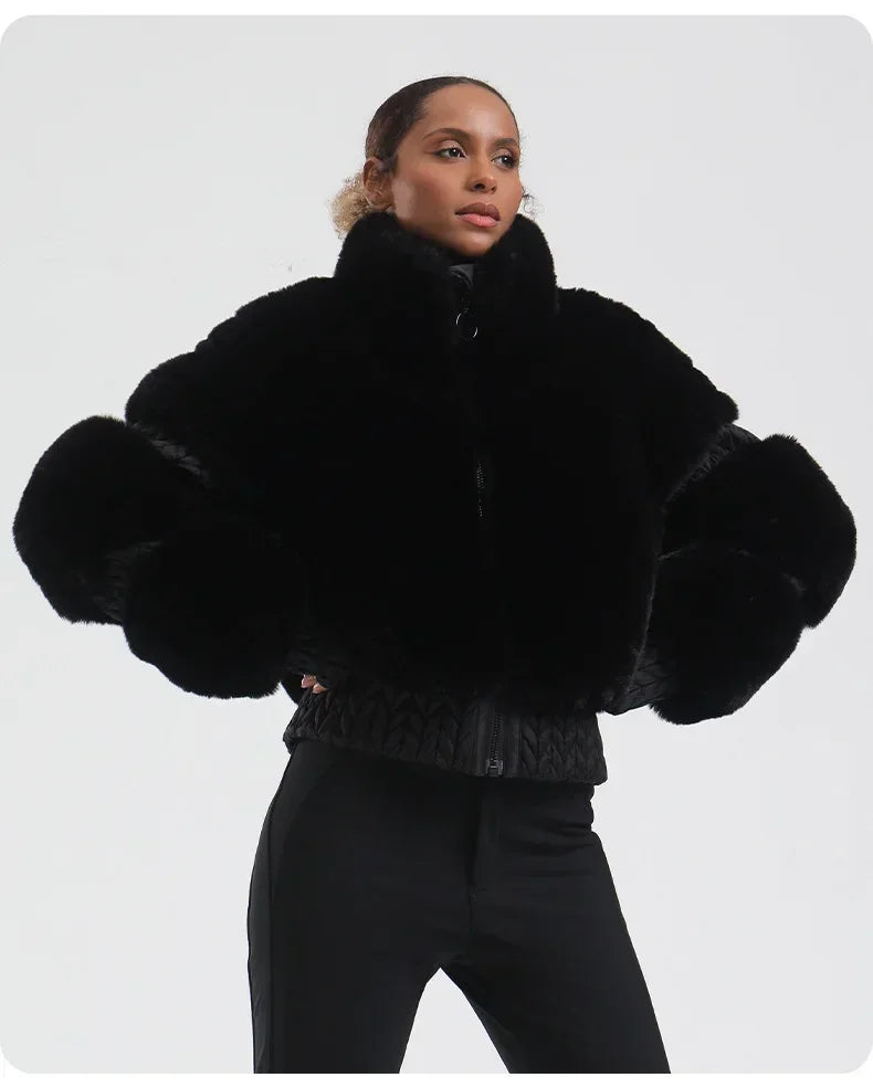 Skiing Hoodie Coats Winter Windproof Slim Ski Jacket Women Warm Thickened Snowboard Clothes Mountain Outdoor Sports Snow Jackets