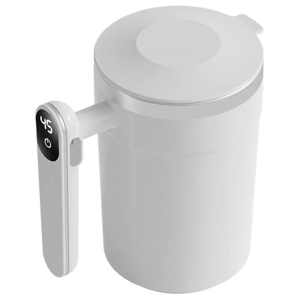 Automatic Stirring Cup Rechargeable Magnetic Mixer Electric Portable Coffee Mug Intelligent Coffee Mug Stainless Steel Coffee Mu