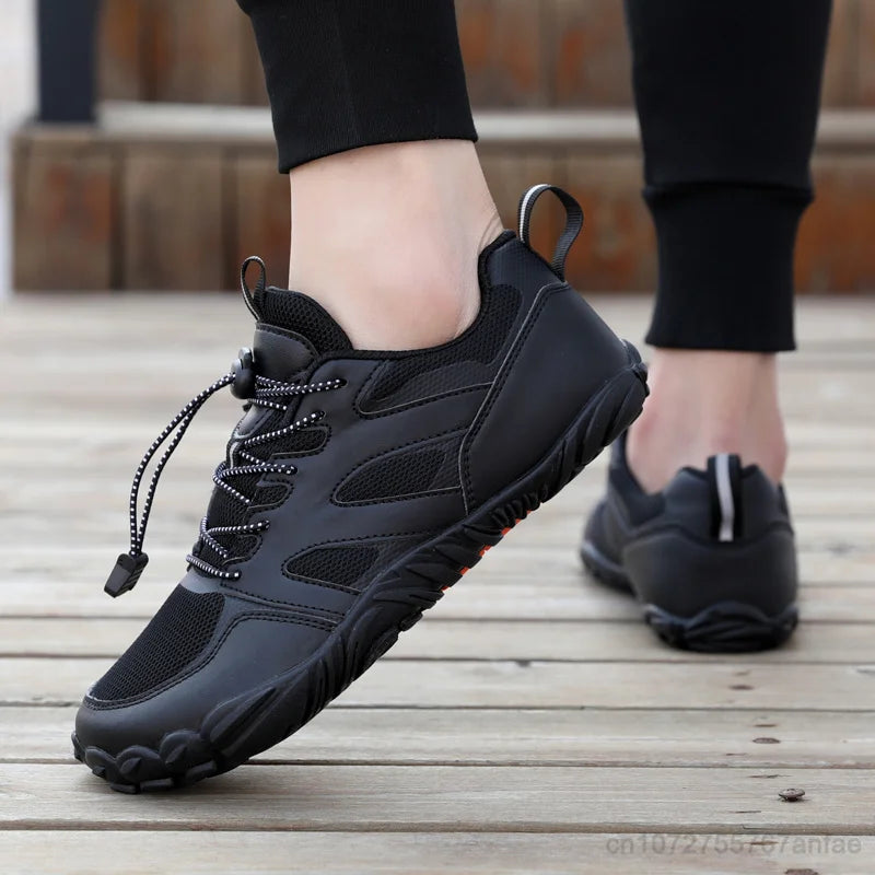 Men's Minimalist Trail Running Barefoot Shoes Wide Toe Box Zero Drop Aqua Sock Shoes for Kayaking Boating Hiking Surfing Walking