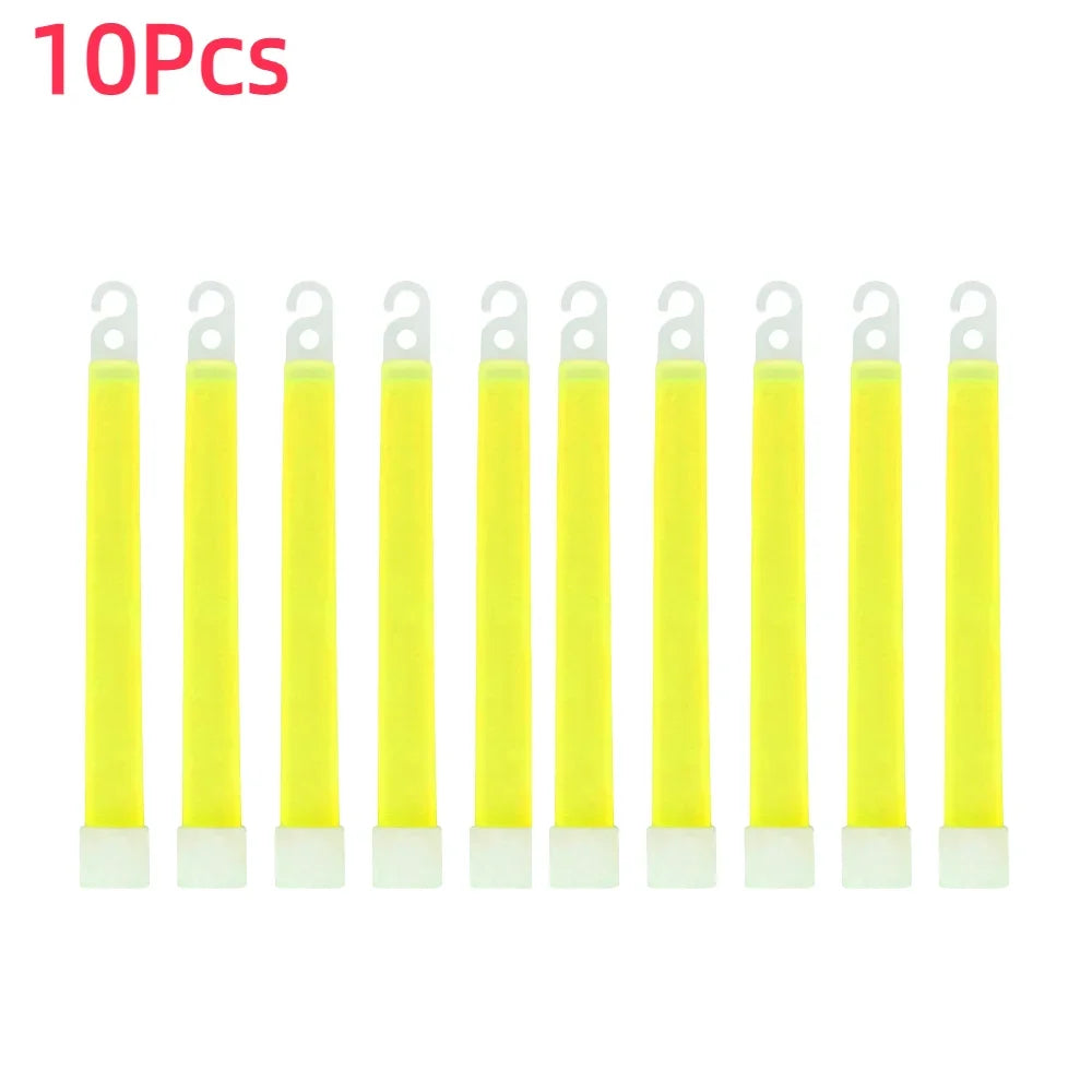 6 Inch Survival Kit Military Glow Light Sticks Walking and Hiking Camping SOS Gear Outdoor Military Equipment Camping Supplies