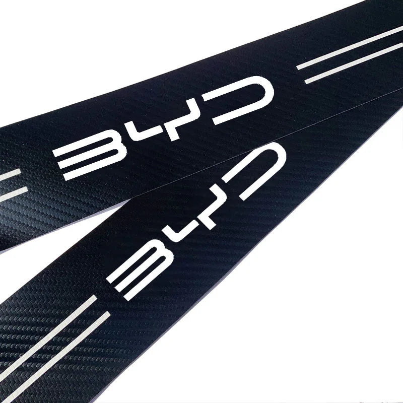 Car Door Sill Plate Protector Stickers For BYD M6 G3 G5 T3 13 F3 F0 S6 S7 E5 E6 L3 tang yuan atto3 song Covers Accessories
