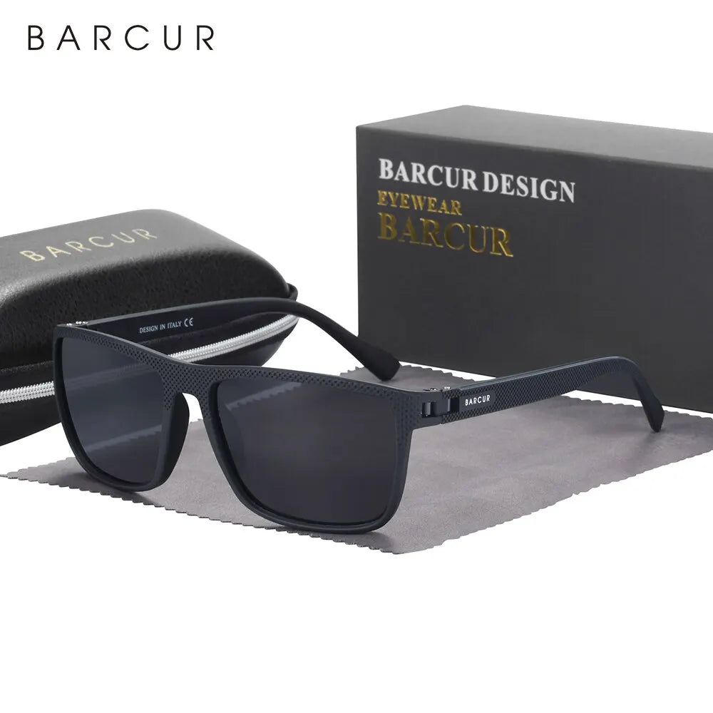 TR90 Polarized Sunglasses Men Women - Lightweight UV400 Sports Eyewear Anti-Reflective