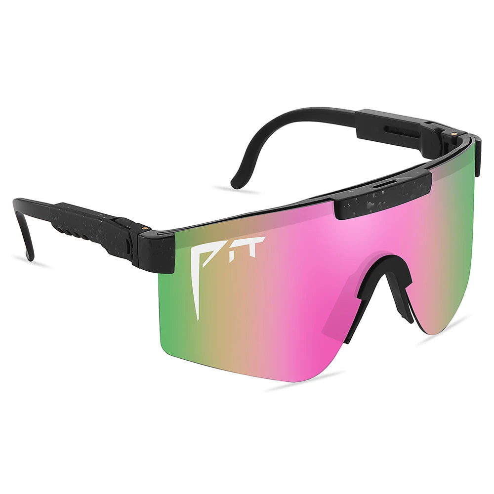 UV400 Cycling Glasses Men Women - Pit Viper Style MTB Outdoor Sport Sunglasses