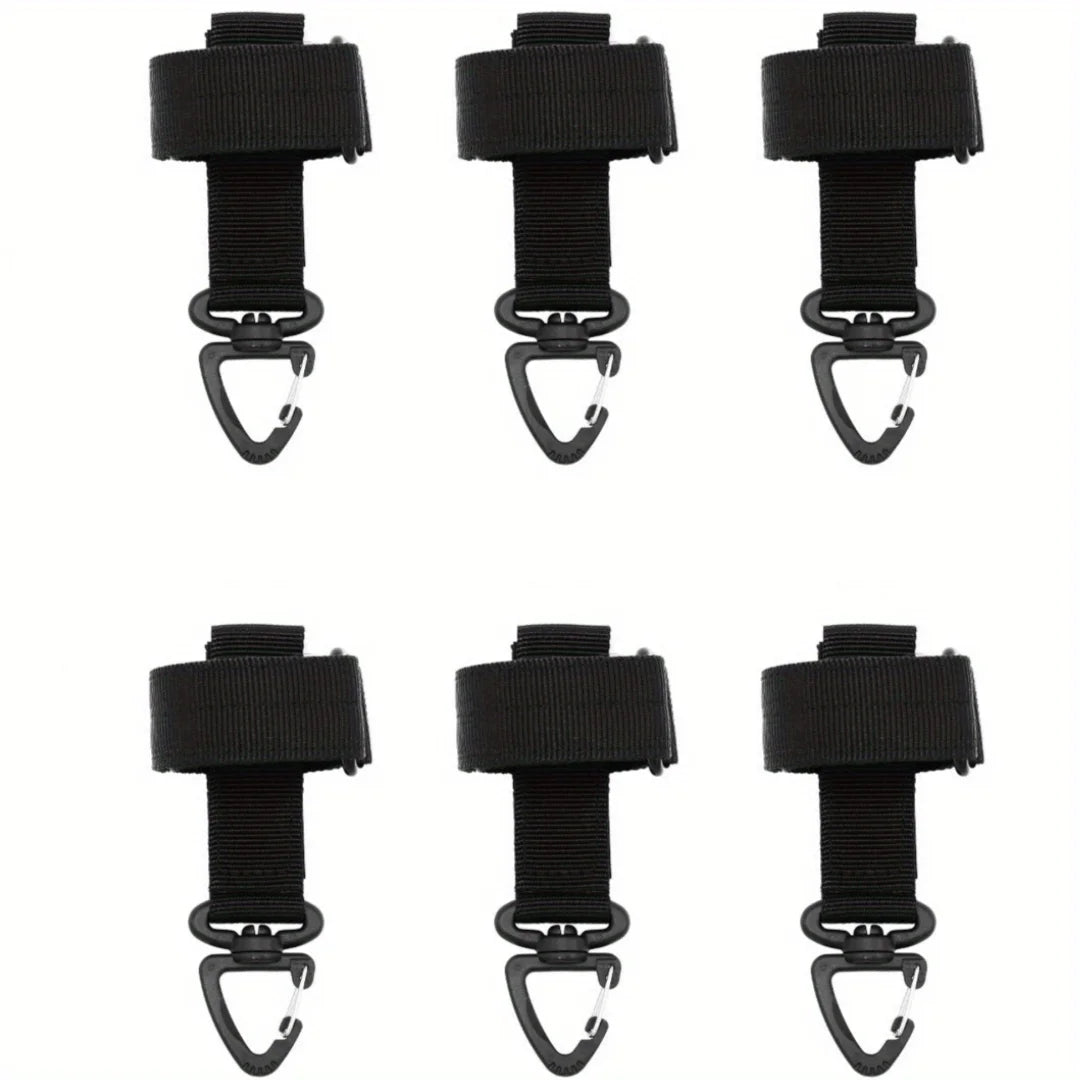 Multi-purpose Nylon Gloves Hook Work Gloves Safety Clip Outdoor Tactical Climbing Rope Camping Hanging Buck Outdoor Camping