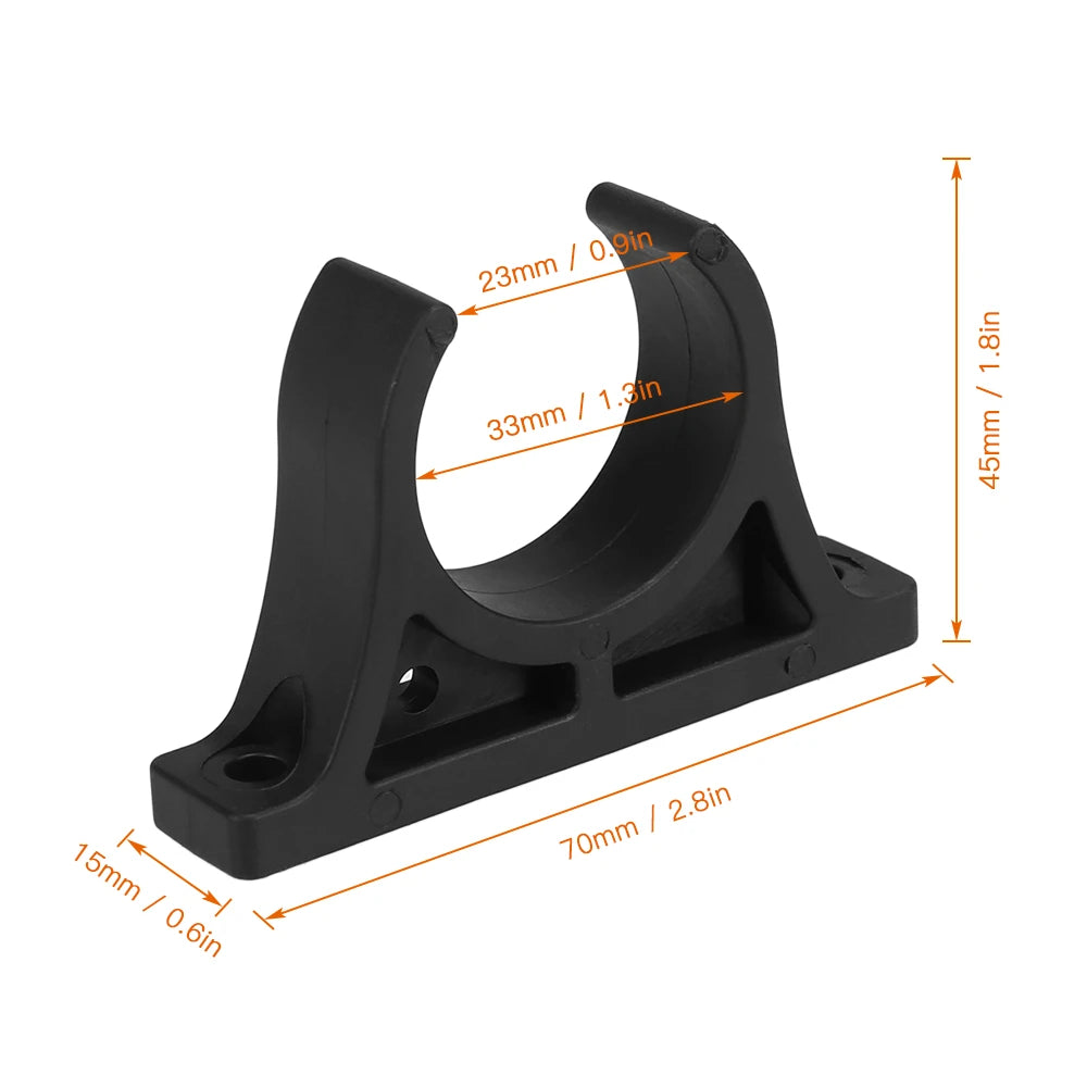 Pack of 4 Kayak Paddle Clips Plastic Paddle Oar Holder Clips Keeper for Outdoor Kayak Canoe Rowing Boat