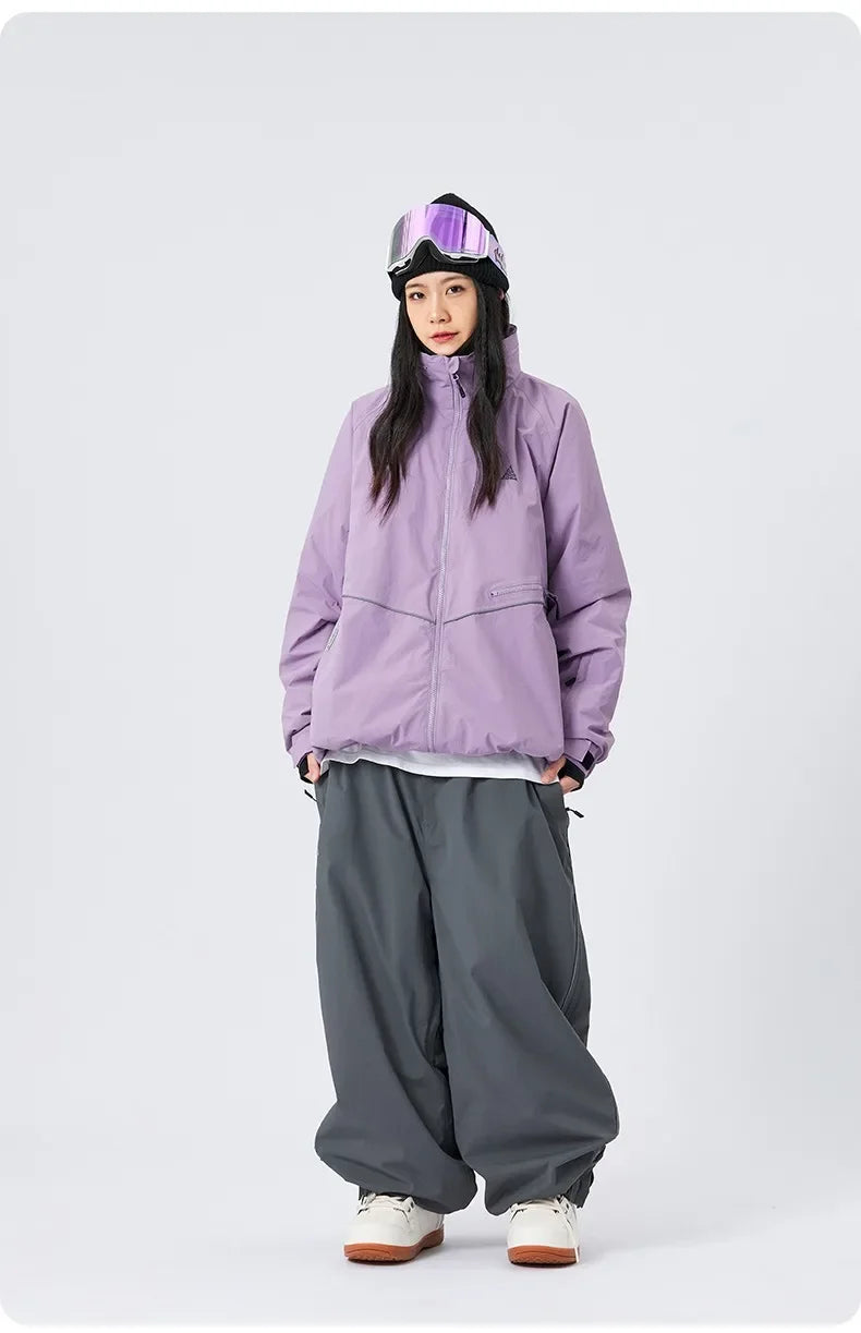 Southern Potato Ski Pants Women's Single Board Waterproof Ski Outerwear Loose Fit Men's Casual Pants For Outdoor Activities