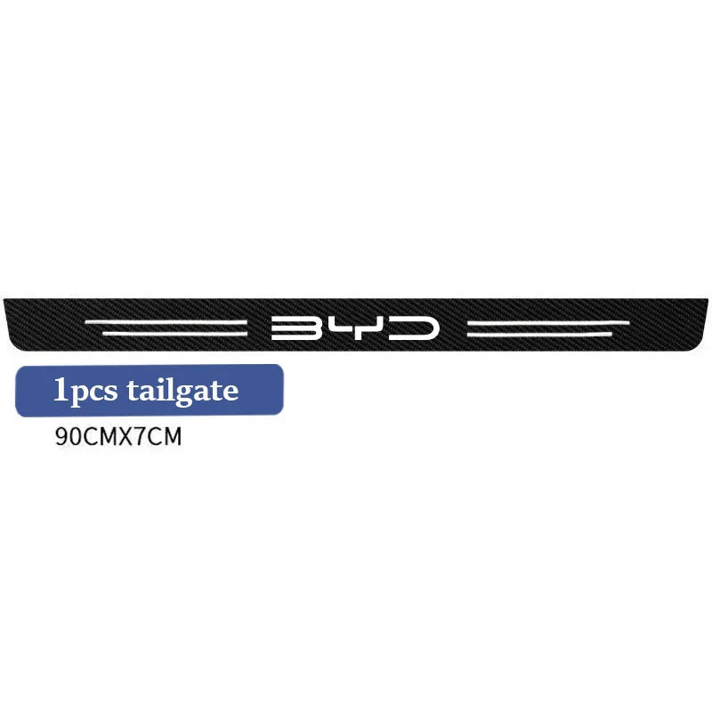 Car Door Sill Plate Protector Stickers For BYD M6 G3 G5 T3 13 F3 F0 S6 S7 E5 E6 L3 tang yuan atto3 song Covers Accessories