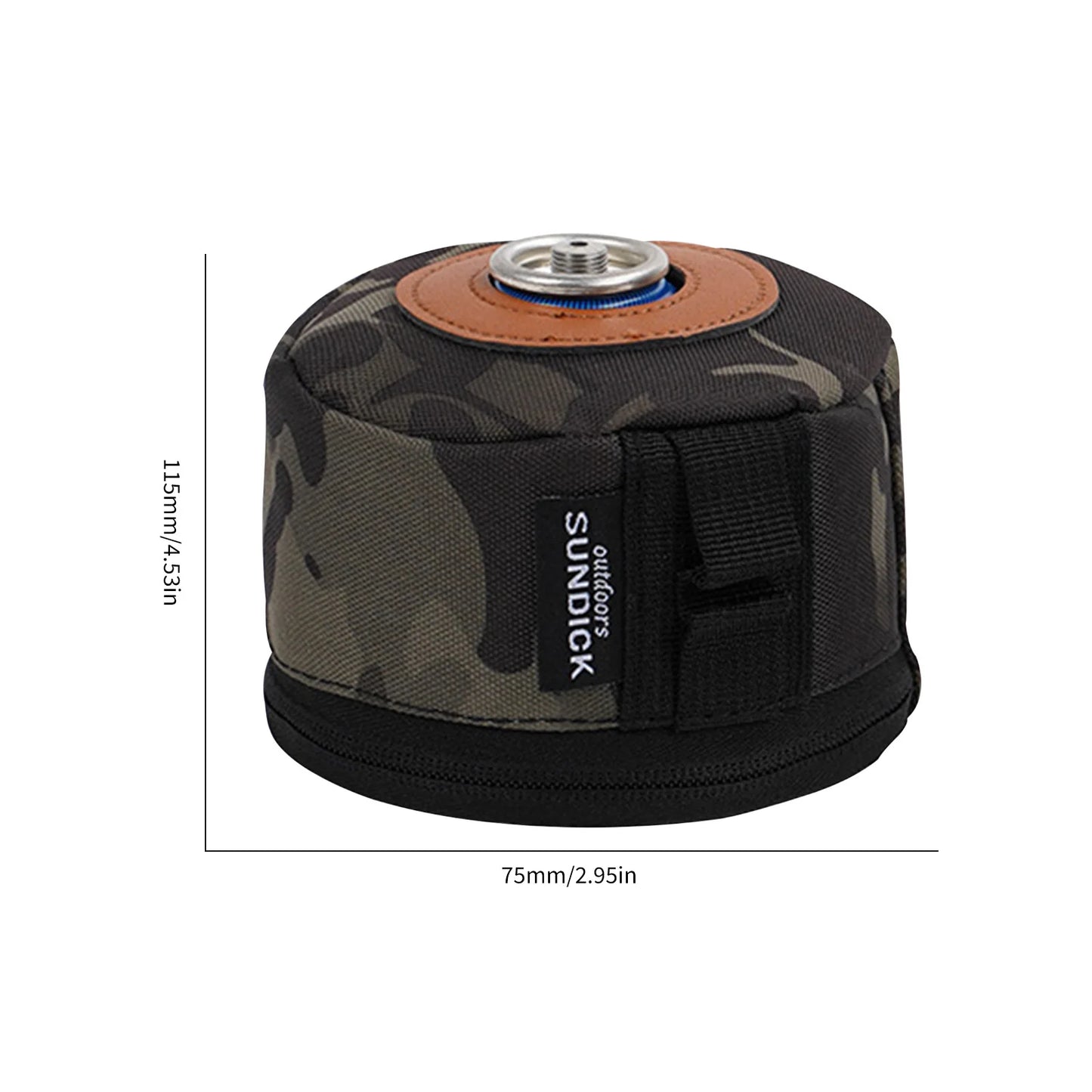 Camping Gas Can Protective Cover Cotton Linen Outdoor Gas Tank Case Anti-Fall Fuel Cylinder Storage Bag Air Bottle Wrap Sleeve