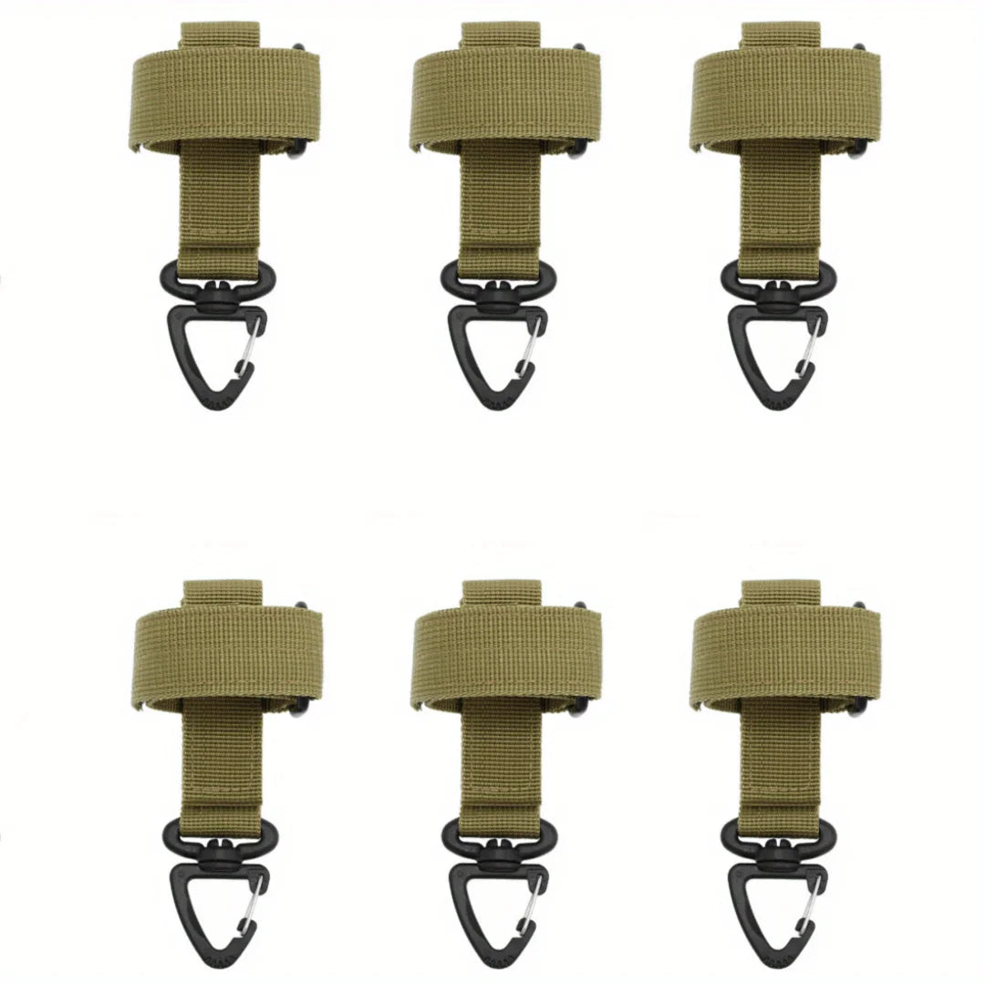 Multi-purpose Nylon Gloves Hook Work Gloves Safety Clip Outdoor Tactical Climbing Rope Camping Hanging Buck Outdoor Camping