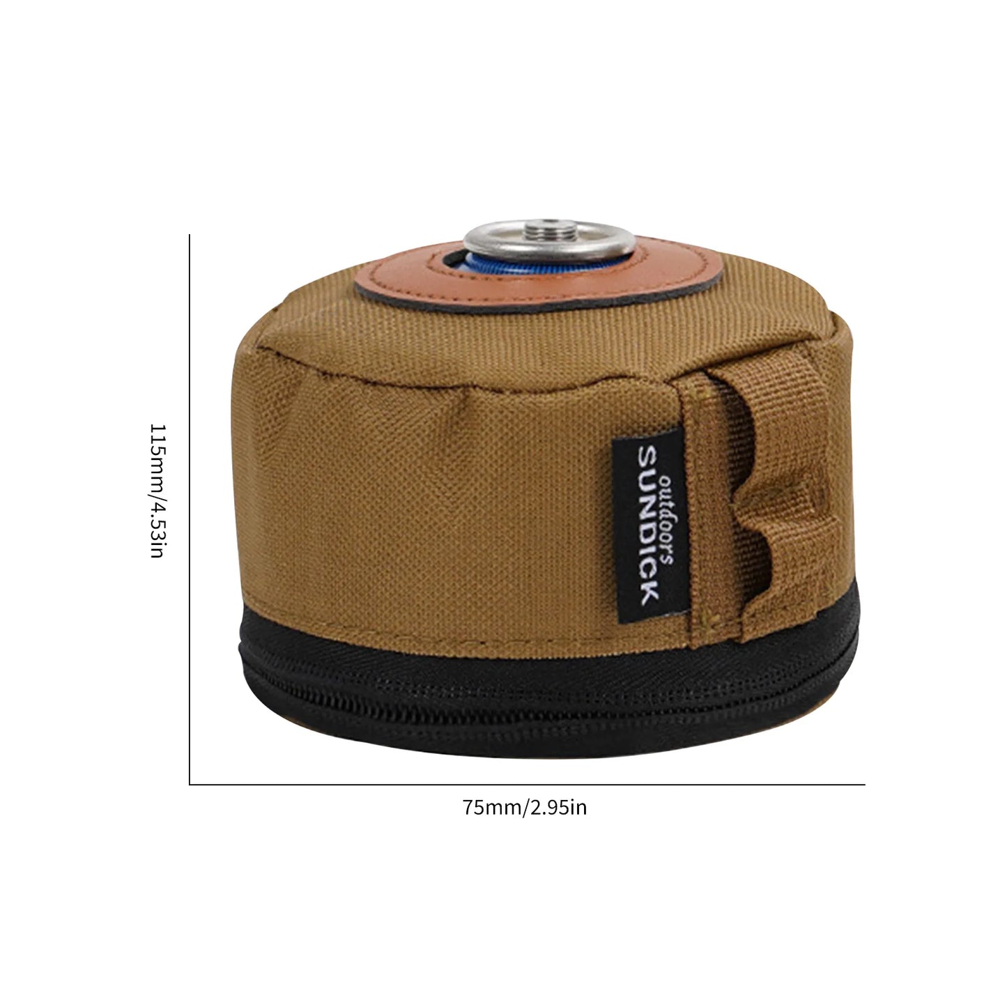 Camping Gas Can Protective Cover Cotton Linen Outdoor Gas Tank Case Anti-Fall Fuel Cylinder Storage Bag Air Bottle Wrap Sleeve