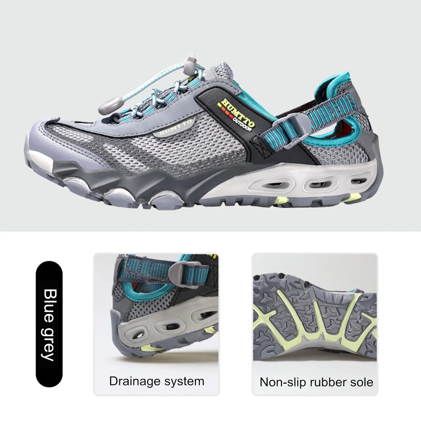 Men’s Wading Hiking Shoes – Breathable, Quick-Dry Outdoor Barefoot Sneakers for Trekking, Beach & Water Sports