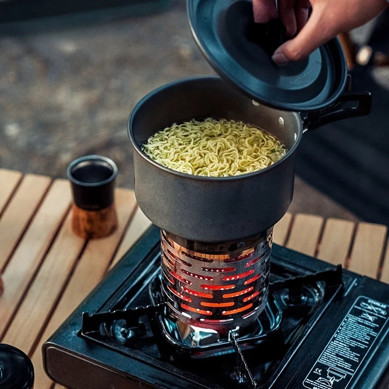Stainless Steel Heating Cover Outdoor Camping Heating Stove Infrared Heater Camping Baking Stove Cassette Baking Stove