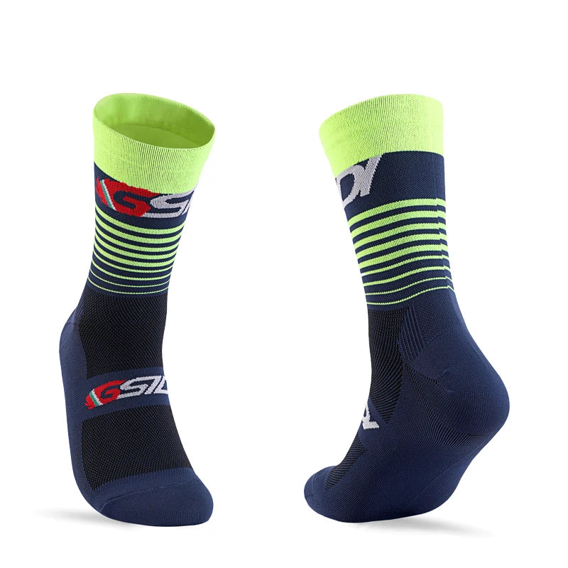 Gsidi New Cycling Socks High Quality Compression Men Bike Outdoor Women Running Professional Sports Running
