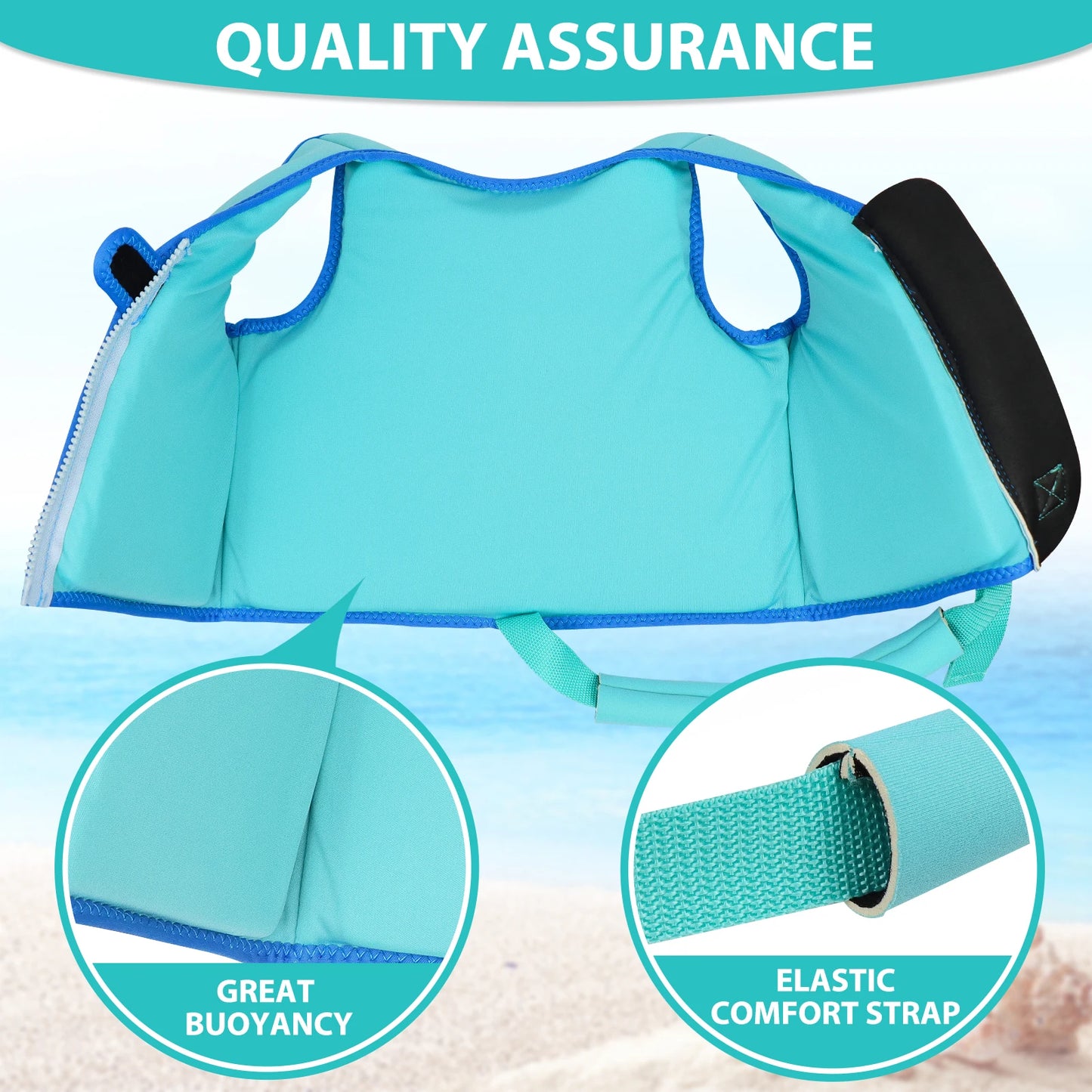 Neoprene Children's Life Jacket Wakeboard Jet Surf Surfing Buoyancy Aid Safe Buckle Jackets for Surfing Swimming Sailing Rafting