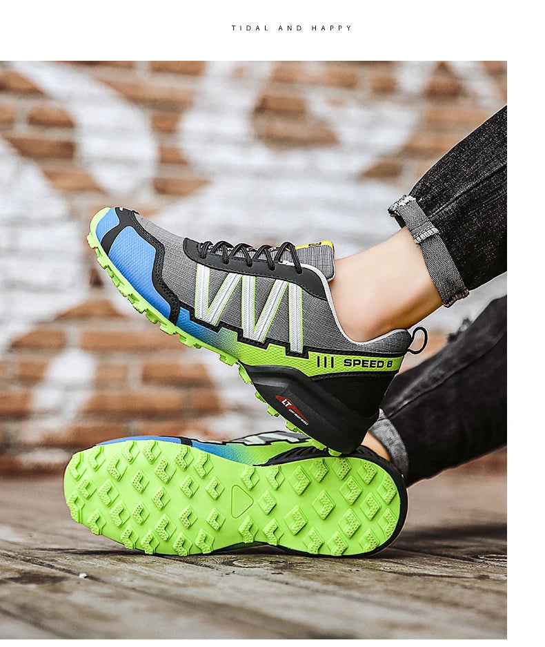 Men Hiking Shoes Waterproof Women Outdoor Trainers Lace-up Climbing Trekking Sneakers Mountain Walking Hunting Tactical Boots 47