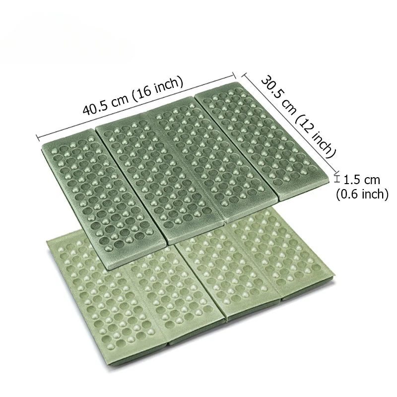 Camping Mat Ultralight Folding Mini Mat Portable Foldable Picnic Pad Tent Sleeping Pad Outdoor Hiking Beach Mat