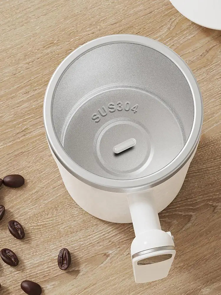 Automatic Stirring Cup Rechargeable Magnetic Mixer Electric Portable Coffee Mug Intelligent Coffee Mug Stainless Steel Coffee Mu