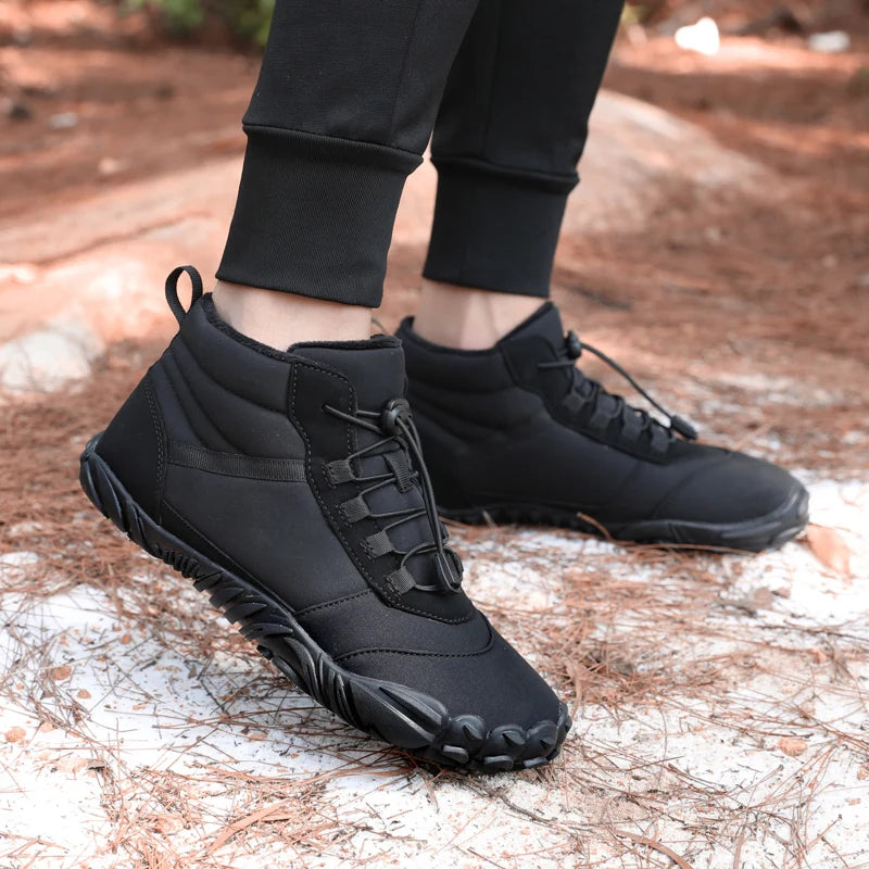 Hiking shoes Pro Non-Slip Waterproof Winter, Winter Barefoot Shoes, Mens Womens Winter Barefoot