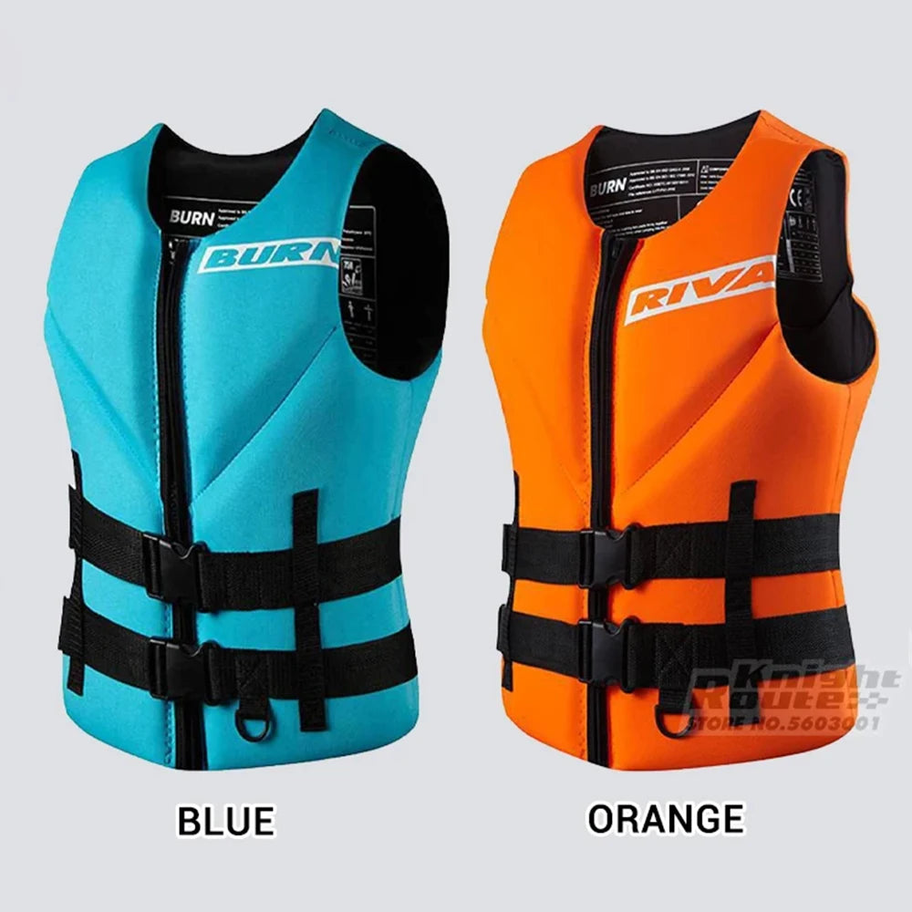 Life Vest Adults Surf Vest Kayak Wakeboard Motorboats Raft Rescue Boat Ski Water Sports Swimming Drifting Rescue Life Jacket